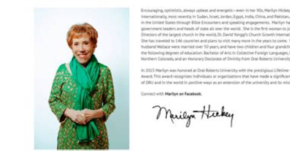 Unveiling Marilyn Hickey's Age: Discoveries and Insights