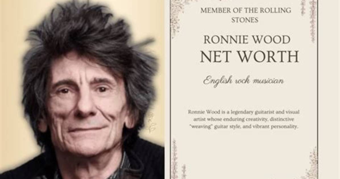Unveiling Ronnie Wood's Net Worth: Discoveries and Insights