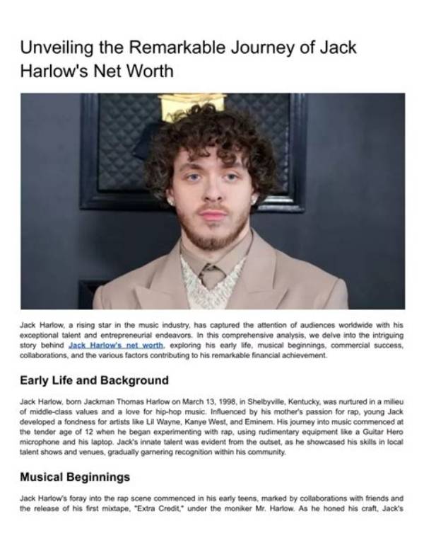 Unveiling the Christian Faith of Jack Harlow: Discoveries and Insights