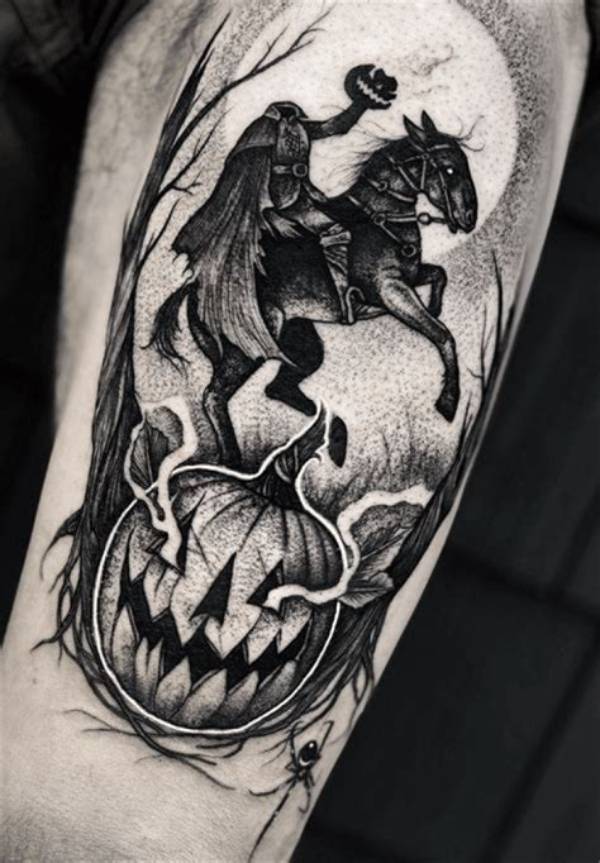 Unveiling the Enigmatic Symbolism of Headless Horseman Tattoos