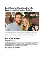 Unveiling the Genius of Lexi Murphy: Ai's Trailblazing Luminary