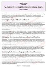 Unveiling the Heartfelt Depths in Mother's Warmth Chapter Three - Jackerman