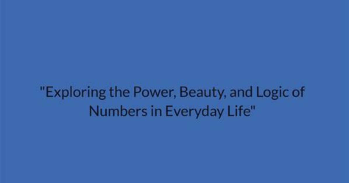 Unveiling the Mathematical Marvels of Hannah Rubinek