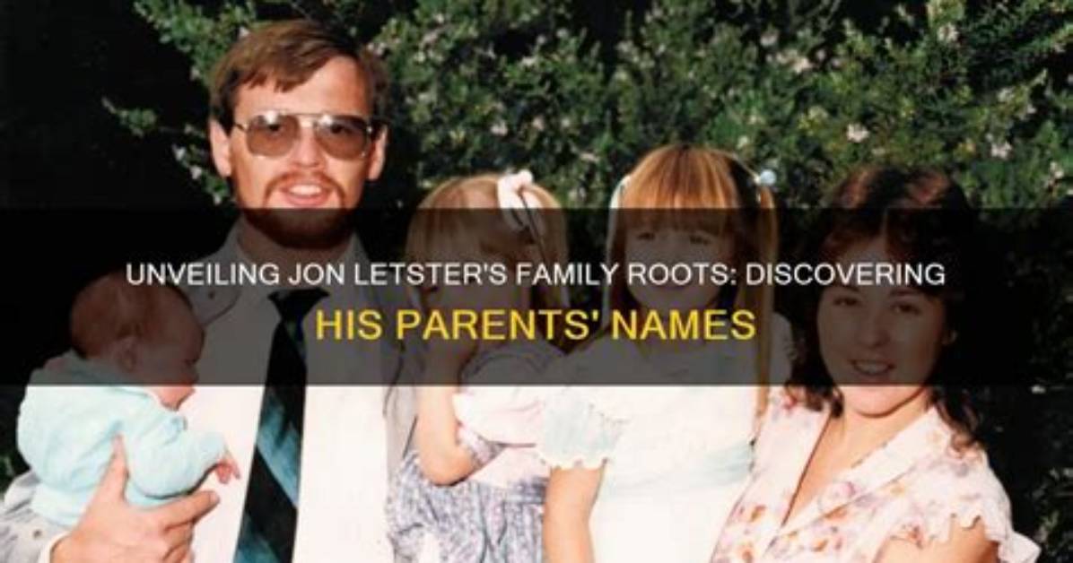 Unveiling the Roots: the Parents of Jon and Jordan Knight