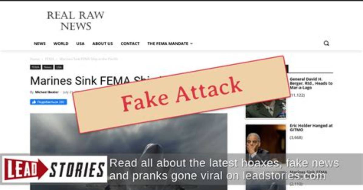 Us Marines Crack Down on Fema: Breaking the Chains of Control