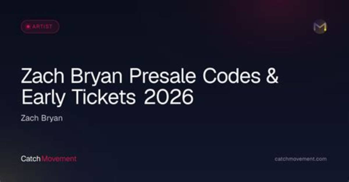 Verified Presale Tickets: Experience Zach Bryan Live in Chicago