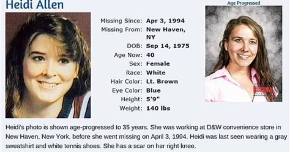 Was Heidi Allen Ever Found? Missing Case Update 2022 – Did Gary Thibodeau Kill Her?